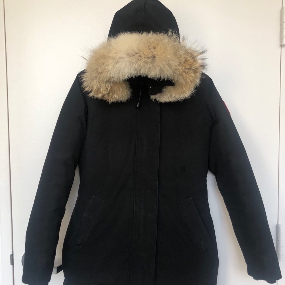 Victoria Black Canada Goose Jacket Small